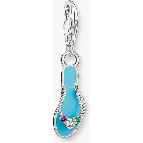 Thomas Sabo - 2025-914-7 - Charm - Donna - Argento 925, Annerito - Flip-Flop-image