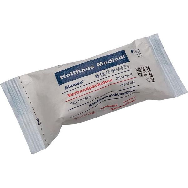Holthaus Medical Alumed® Pacchetti Di Medicazione Con Compressa, Sterili, 8X10Cm-image