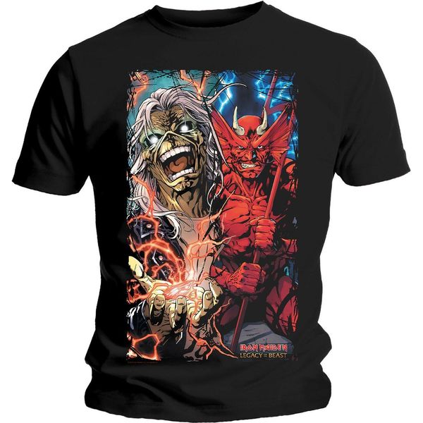 Iron Maiden - Maglietta "Duality"" Per Uomo/Donna Unisex RO875 (Xl) (Nero)"-image