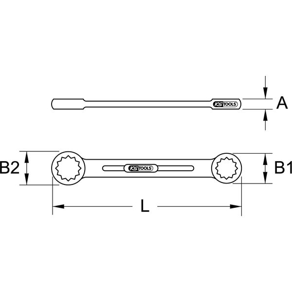 Ks Tools Ultimateplus Chiave A Doppio Anello 22X24 Mm - 920.0422-image