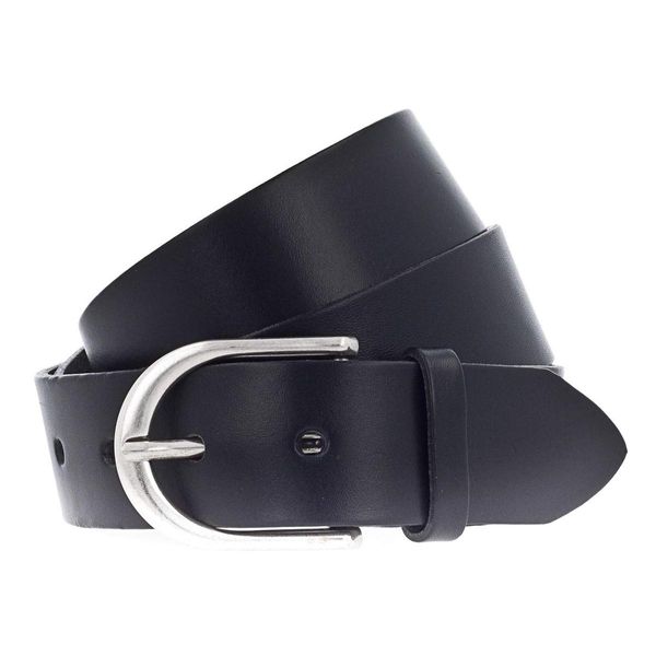Vanzetti Pelle Cintura Classics 35Mm Full Leather Belt W90 Black Nero-image
