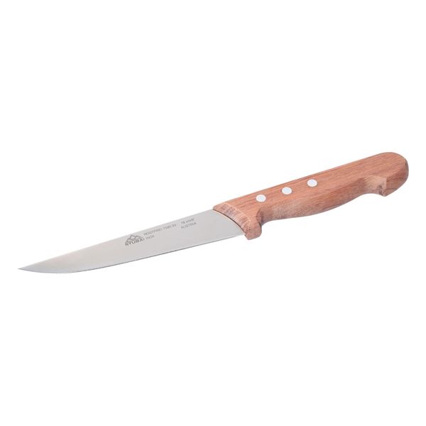 Coltello Da Intaglio Stubai Con Manico In Legno Pregiato | 160 Mm | Coltello Da Macellaio In Acciaio Inox, Lavabile In Lavastoviglie-image