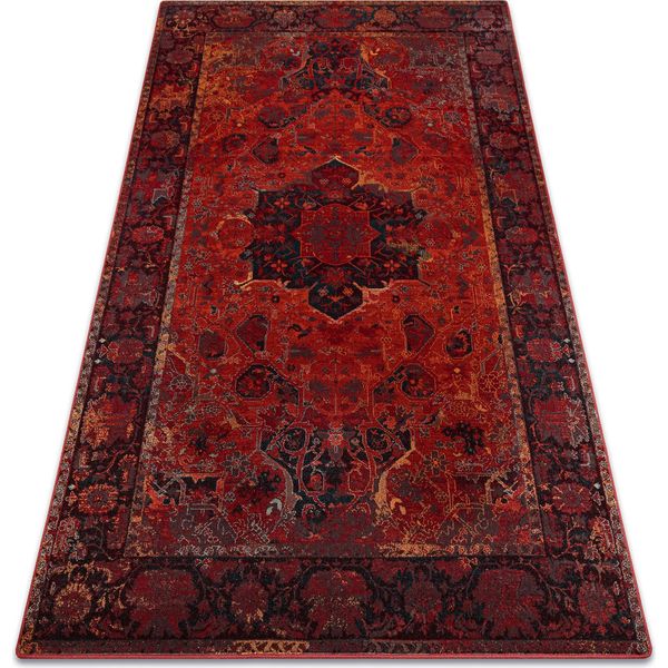 Tappeto Di Lana Polonia Dukato Ornamento Rubino Rosso 200X300 Cm-image