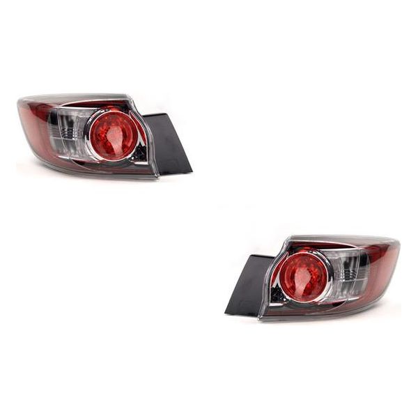 Johns, Adatto Per Luce Posteriore Combinata Mazda 3 Bl 06/09- Set Più Grande Di Luce Sinistra E Destra-image