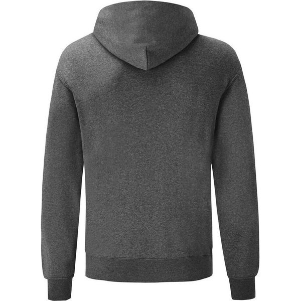 Felpa Con Cappuccio / Felpa Con Cappuccio / Maglione Con Cappuccio Da Uomo Fruit Of The Loom BC366 (L) (Grigio Scuro Screziato)-image