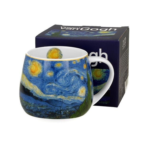 Tazza Da Caffè Duo Van Gogh Starry Night In Porcellana, Mug, Tazza Da Tè, Tazza Da Caffè Con Manico 430 Ml-image