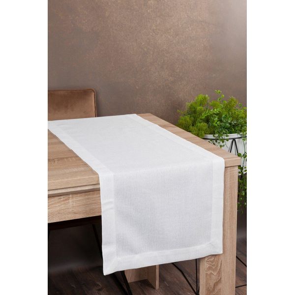 Tovaglia Festosa Decorazione Da Tavola Stella 2 Bianco 40X140-image