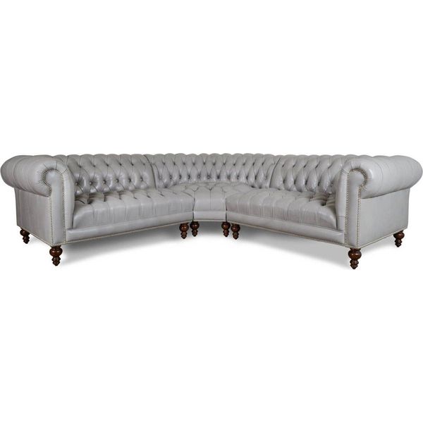 Chesterfield Design Lusso Divano Imbottito Divano Sedile Set Similcuoio Nuovo #337-image