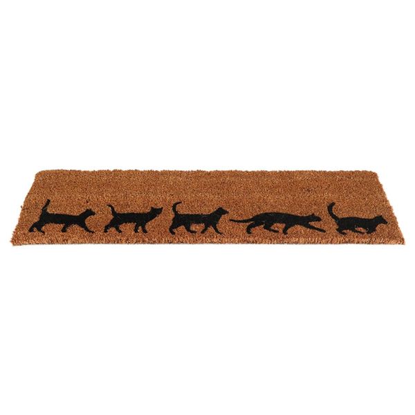 Esschert Design Tappetino In Cocco Per Gatti 75,7 X 25,4 Cm-image