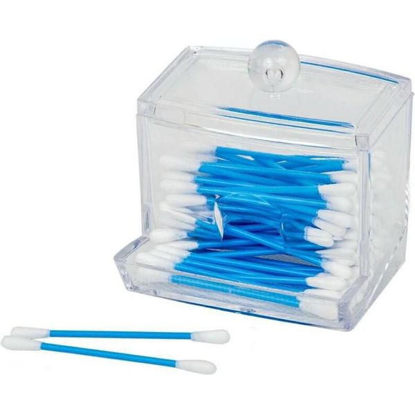 Soluzione Da Bagno Wattstabchen Donor In Plastica Trasparente 9Cm X 9Cm X 7Cm-image