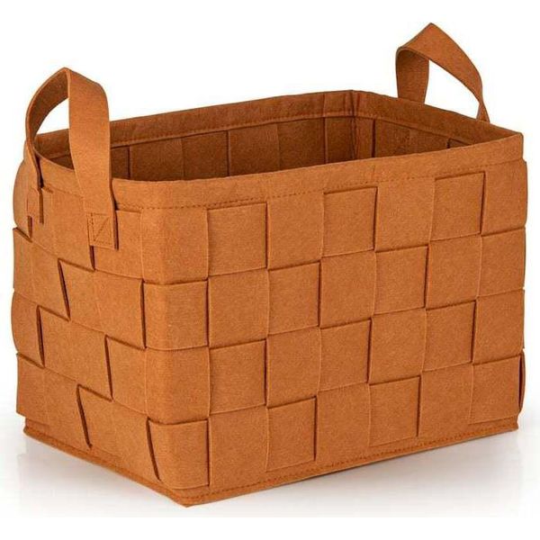 N8WERK Borsa Portaoggetti In Feltro M - 35 X 25 X 25 Cm - Ruggine-image