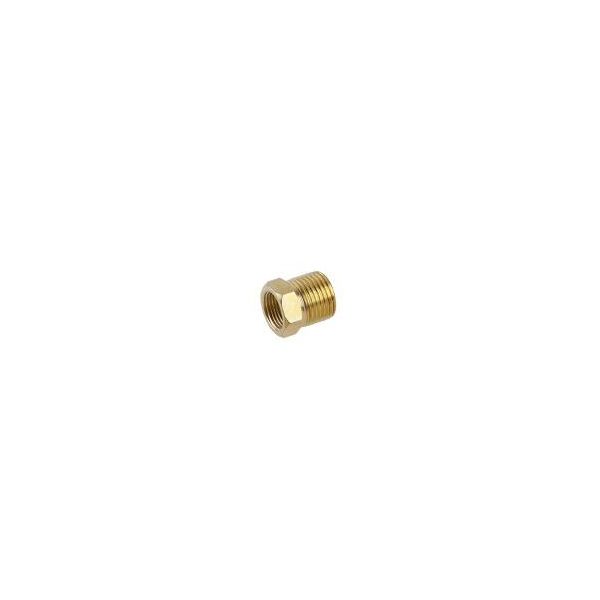 Riduttore Per Tubo Flessibile 1/2" Esterno X 3/8"" Interno In Ottone Per Aria Compressa"-image