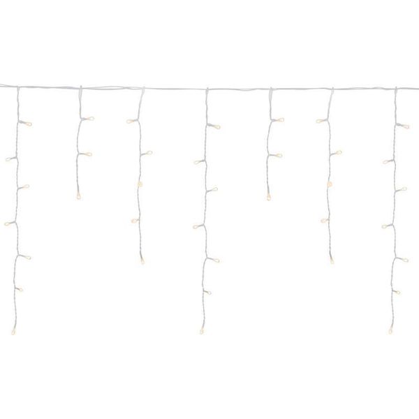 Catena Luminosa Magichome Natale Icicle, 360 Led Bianco Caldo, Luce Fissa, Timer, 230 V, 50 Hz, IP44, Per Esterni, Illuminazione, L-10 M-image