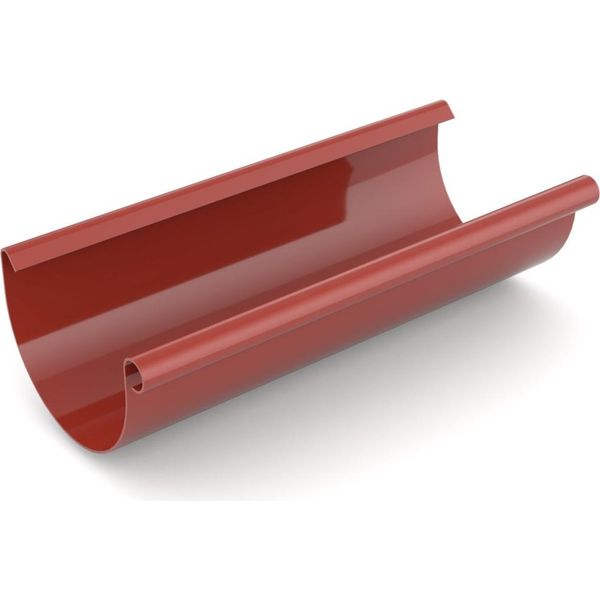 Bryza Gutter, Grondaia In Plastica Ø 150 Mm, Lunghezza 4M, Rosso Ral 3011-image