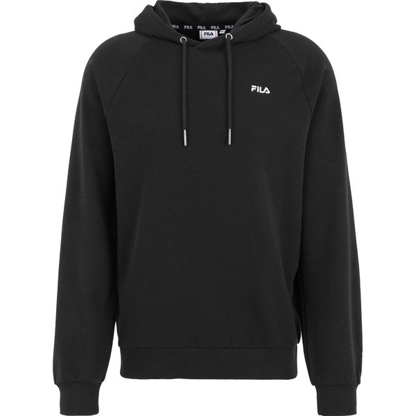 Fila Herren Felpa Con Cappuccio - Braives Raglan Hoody, Felpa, Kapuze, Langarm, Logo Schwarz Xl-image
