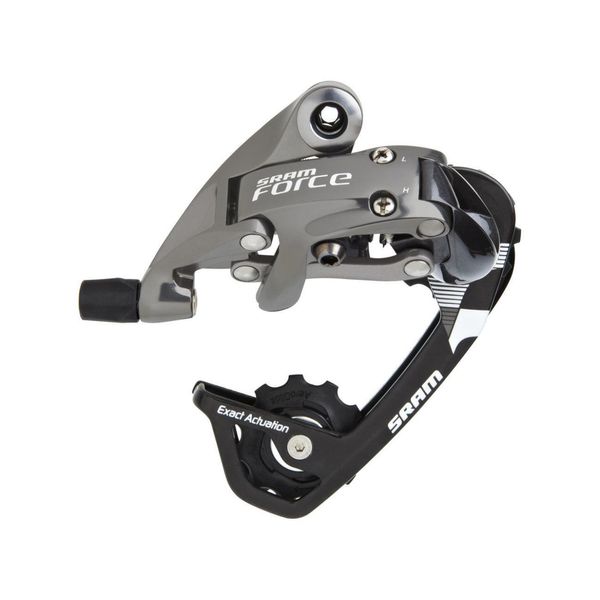 Sram 00.7518.015.000 Deragliatore Posteriore Force A 10 Velocità Wifli, Gabbia Media (Max. 32 Denti), Nero/Grigio-image