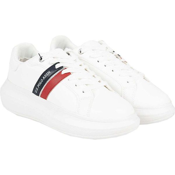 U.S. Polo Assn. Scarpe Da Donna In Tessuto Bianco SF19380 - Misura: 37-image