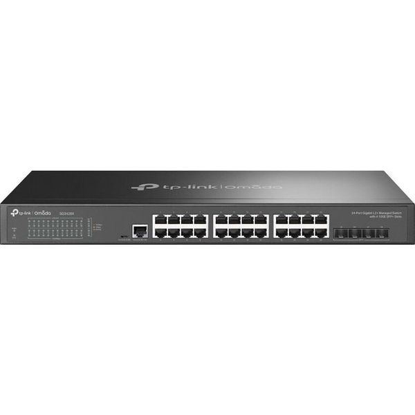 Tp-Link Jetstream TL-SG3428X - V1 - Switch - Gestito - 24 X 10/100/1000 + 4 X 10 Gigabit Sfp+ - Montabile Su Rack (TL--image