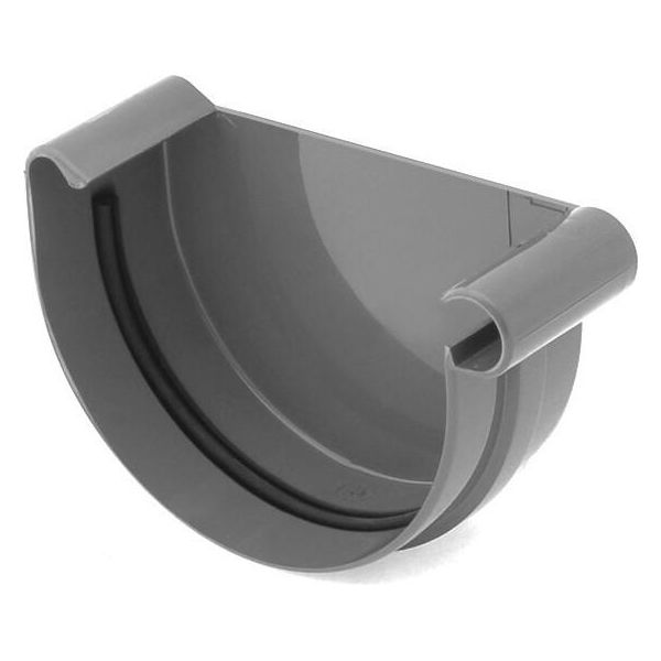 Bryza Grondaia Frontale Destra In Plastica Ø 75 Mm, Antracite Ral 7021-image