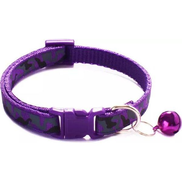 Collare Per Cani Camuflage 1X19-32Cm Viola-image