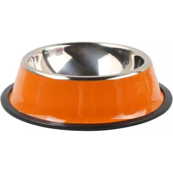 Ciotola In Acciaio Inox Colori 300 Ml Arancione-image