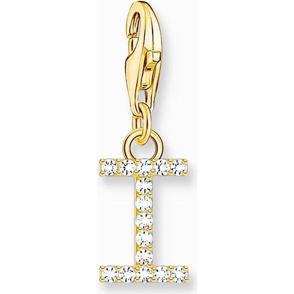 Thomas Sabo - 1972-414-14 - Charm - Donna - Argento 925 Placcato Oro Giallo - Lettera I-image
