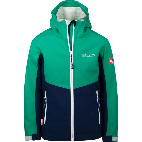 Trollkids Bambini Giacca Kristiansand Ragazzi Giacca Verde 320-327 Taglia 104-image