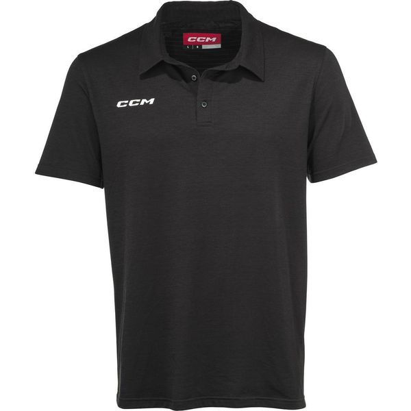 Ccm Fitted Team Polo Senior, Taglia:M, Colore:Grigio Scuro Heather-image