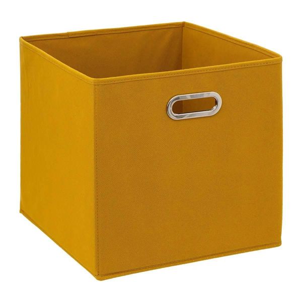 5Five Simply Smart Aufbewahrungskorb Mix N Modul, Pappe, Pp-Kunststoff, Senfgelb, 31 X 31 Cm, 138885Q-image