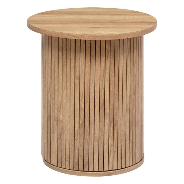 Kaffeetisch "Colva"" Furnier Mit Holzeffekt - D.45 Cm - Atmosphera Interior Designer"-image