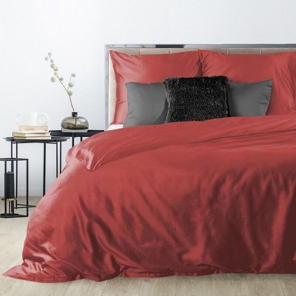 Set Di Biancheria Da Letto Eurofirany Biancheria Da Letto NOVA3 Rosso 140X200 Cm 2 Tlg Set: Con 1X Federa 70X80 Cm-image