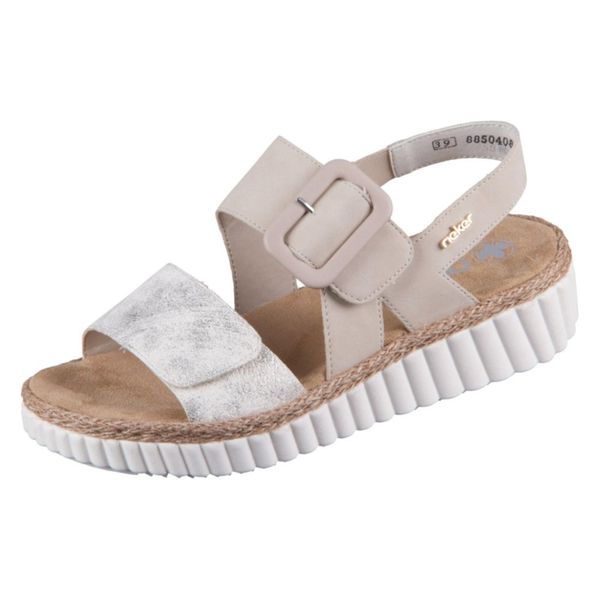 Rieker 69260-60 - Sandali Rieker Beige Rieker Colore: Beige, Taglia: 36,-image