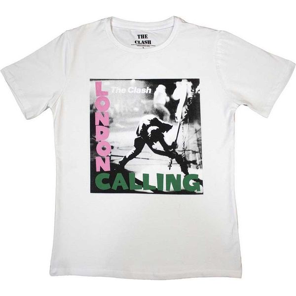 The Clash - Maglietta "London Calling"" Da Donna RO10349 (M) (Bianco)"-image