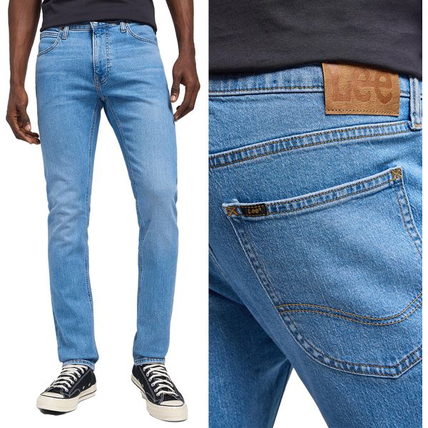 Lee, Jeanshosen Da Uomo, Slim Fit, Luke, W31 L32, Blau, Jeans, Baggyjeans, Buggy-image