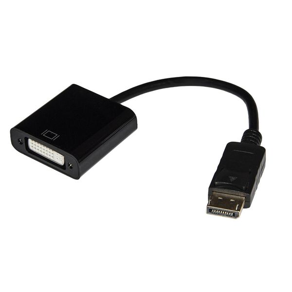 Link Accessori LKADAT67 Cavo Video Adattatore 0,15 M Displayport DVI-I Nero-image