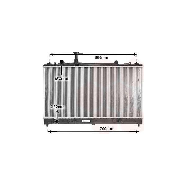 Van Wezel 27002162 - Oe L327 15 200 Radiatore, Raffreddamento Motore Per 6 (G)-image