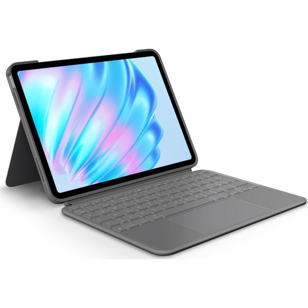 Logitech Logitech Combo Touch Qwerty Danese, Finlandese, Norvegese, Svedese Smart Connector Grigio-image
