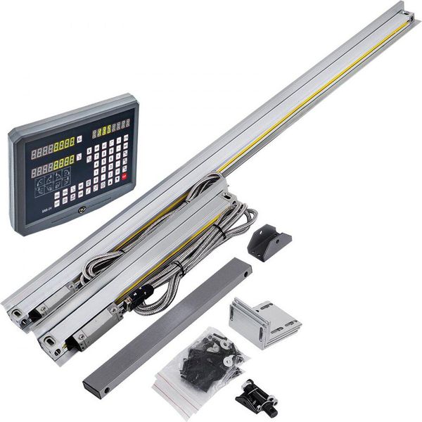 Display A Scala Lineare A 2 Assi Per Fresatrice E Tornio - Dro A Scala Lineare-image