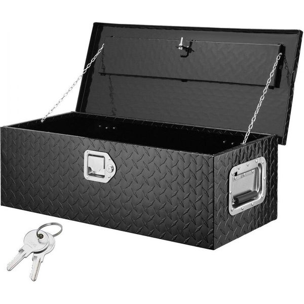 Cassetta Per Attrezzi Da 762 X 330 X 244 Mm - Cassetta Per Camion Da 64 L - Cassetta Per Attrezzi Con Chiusura A Chiave - Capacità Di Carico Di 30 Kg - Organizzatore Per Cassette Degli Attrezzi - Camper, Auto - Custodia Per Cassette Degli Attrezzi-image