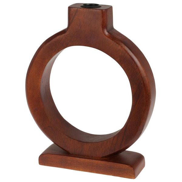 H&S Decoration Portacandele 26 Cm In Legno Di Mango Marrone-image