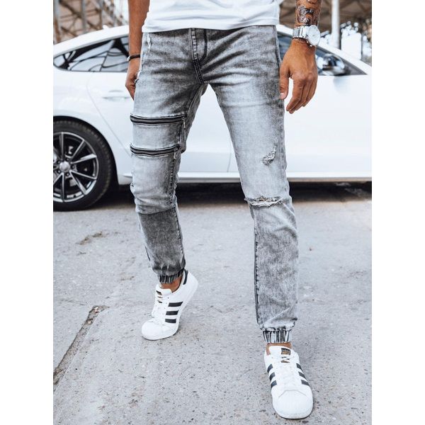 Dstreet Pantaloni In Denim Da Uomo Gynedine Grigio S-image