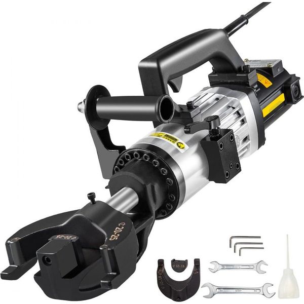 Curvatrice Elettrica Per Tondo 1500W - Curvatrice Idraulica Per Tondo Da 10-25 Mm - Curvatrice Ad Alte Prestazioni Per Progetti Edilizi-image