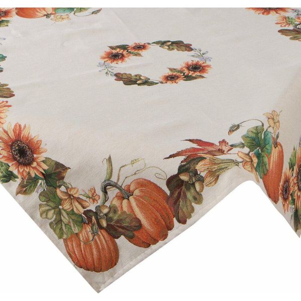 Eurofirany Arazzo Crema Arancione Tovaglia 140X180 Tovaglietta-image