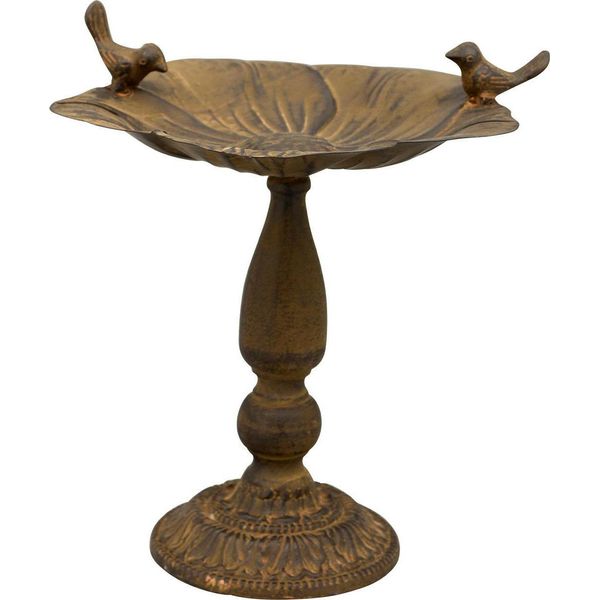 Exner | Mangiatoia Per Uccelli Con Supporto - Stile Vintage - 29,5 Cm - Design Decorativo - Metallo Rustico-image
