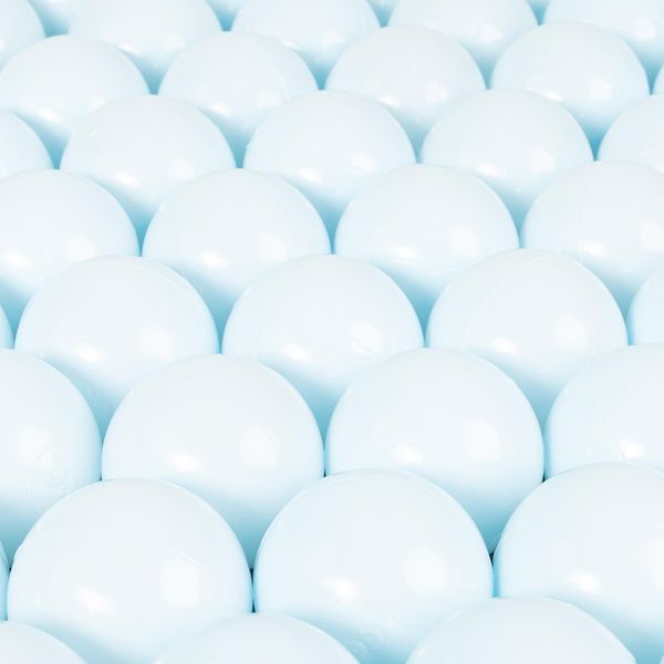 H&F Heimtextilien | 300 Palline Per Piscina 6 Cm - Blu Pastello | Senza Bpa, Morbide E Infrangibili | Adatte A Bambini E Ragazzi Per Uso Interno Ed Esterno-image