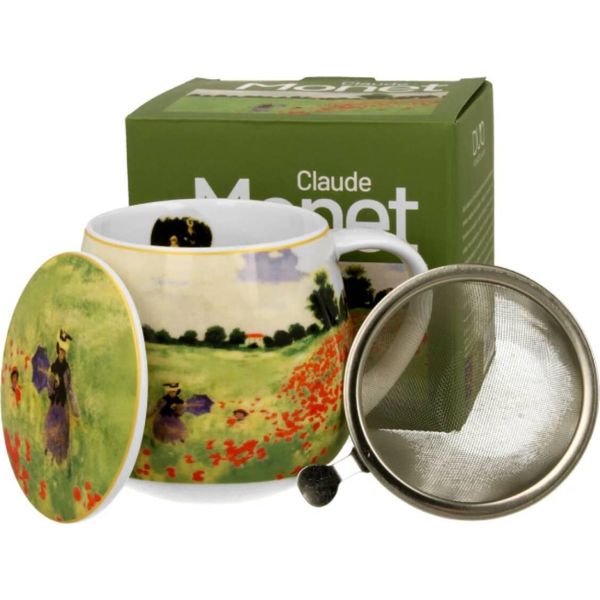 Tazza Duo Barrel Con Infusore 430Ml Tazza Monet Colorata-image