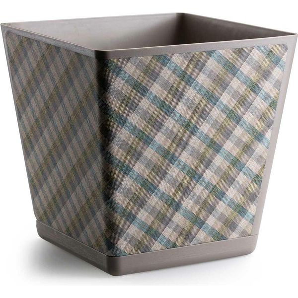 Howhomely | Fioriera - Pilea Texelle - 30X30 Cm - Taupe - Design Moderno - Con Indicatore Del Livello Dell'acqua-image