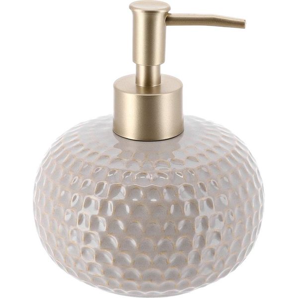 Dispenser Di Sapone Tendance Dispenser Di Liquido Per Lavastoviglie In Ceramica Beige-image