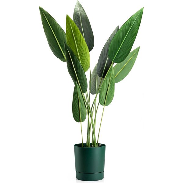 Howhomely | Fioriera Azalea - 22 Cm - Verde Avocado - Vasi Da Fiori - Resistente Alle Intemperie, Sottovaso Integrato-image