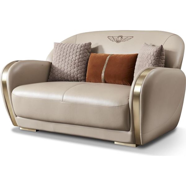 Divano Chesterfield Pelle Tessile Tappezzeria Divani Divani Designer Nuovo 2 Posti-image